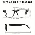 thumbnail image 5 of AI Translation Smart Glasses, 164-Language Real-Time Interpretation, Photochromic Lenses, Built-in Mic & Speaker, HD Calls, Hi-Fi Music, Hands-free Wear for Driving, Cycling, Travel and Gifting, 5 of 13