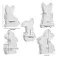 thumbnail image 2 of 1PC Easter Rabbit Silicone Moulds Casting Moulds Rabbits Candle Moulds For Casting Wide Candle Holder Metal Candlesticks Antique Brass Candlesticks Brass Candlesticks Candlestick Holder Modern, 2 of 3