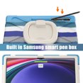 thumbnail image 7 of Case for Samsung Galaxy Tab S10 Ultra/S9 Ultra/S8 Ultra 14.6 inch, 360 Degree Rotating Hand Grip Shockproof Cover with Shoulder Strap, Colourful Blue, 7 of 7