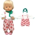 thumbnail image 1 of Robe de Poupée Taille 40cm 42cm Poupée Nenuco Ropa Y Su Hermanita Veste et Pantalon A18, 1 of 6