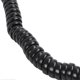 thumbnail image 4 of 9.3" Black RJ9 Telephone Phone Modem Coil Line Cord Cable, 4 of 5