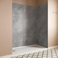 thumbnail image 3 of Streamline DSH-1320-133 32 in. L x 60 in. W x 76 in. H 4-Piece Glue-Up Alcove Shower Surround in Grey Marble Finish, 3 of 4