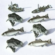 Eyelet Outlet Shape Brads 12/Pkg-Trout