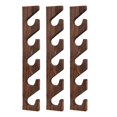 thumbnail image 1 of Perchero de madera para gorras, organizador de decoración moderno para colgar en la pared, expositor de gorras. 3 piezas, 1 of 9