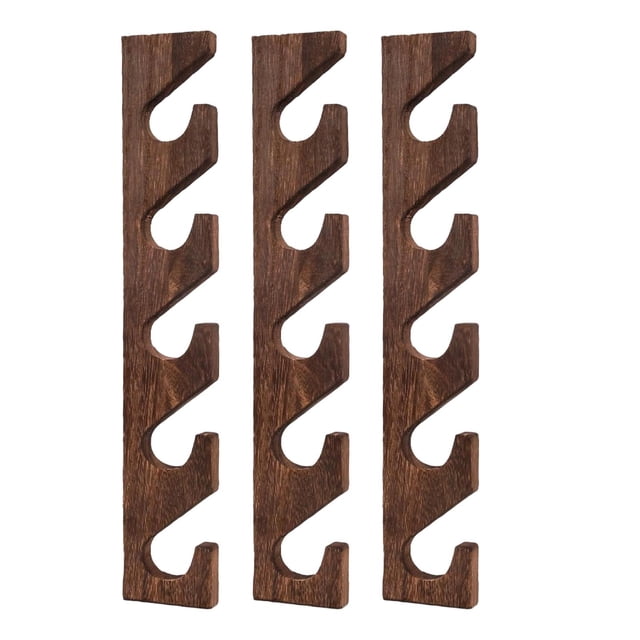Perchero de madera para gorras, organizador de decoración moderno para colgar en la pared, expositor de gorras. 3 piezas