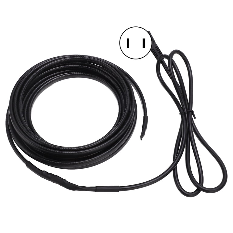 Heat Tape, Durable IP68 Waterproof Pipe Heating Cable Self Regulating For  Garage US Plug 110V,EU Plug 220V,UK Plug 220V - Walmart.com