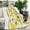 Lemon-1, variant on Lemon Blanket,Comfortable Soft Flannel Throw Blanket,All Season,Warm Lightweight Blankets for Sofa Bed Couch Living Room Chair,30"x40"(80x100cm)