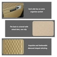 thumbnail image 3 of HBK Car Center Console Cover Leather Armrest Cover Cushion with 2 Storage Bags Universal Car Armrest Seat Box Pad Car Interior Accessories Protector for Most Vehicle, Light Brown, 3 of 7