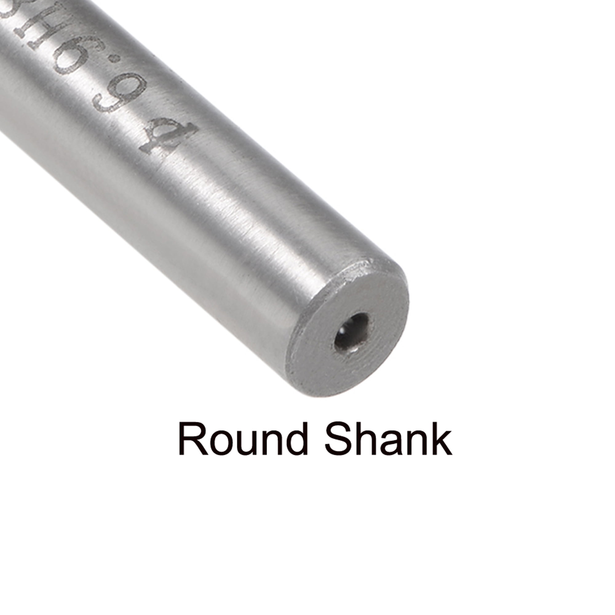 6.9mm HSS M35 Round Shank 6 Straight Flutes Machine Cutter Chucking Reamer 