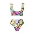thumbnail image 5 of Daiia Colorful Easter Eggs Women's Bikini Set Two Piece Swimsuit High Waisted Bikini Adjustable Straps Bikini Perfect for Beach, Pool, and Summer Vacation-XX-Large, 5 of 9