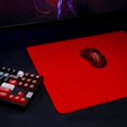thumbnail image 4 of Alfombrilla de Ratón para Juegos, Base Antideslizante, Impermeable, de Gran Tamaño, Resistente A la Suciedad, Portátil, para Escritorio de Ordenador, Color Rojo, 4 of 5
