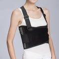 thumbnail image 3 of Double Straps Rib Brace,Thorax Support Chest Brace Breathable Elastic Adjustable Protective Chest Binder Belt for Rib, 3 of 8