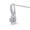 thumbnail image 2 of 1/10 Carat T.W. Diamond Sterling Silver Fashion Earrings, 2 of 3