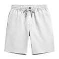 thumbnail image 5 of PIMSSY Men Shorts Lightweight Casual Linen Shorts For Summer Comfort And Relaxed Fit With Adjustable Drawstring And Side Pockets Solid Color Outdoor Male Holiday Bottoms, 5 of 5