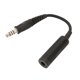 thumbnail image 4 of Adaptador de cableado militar a civil U174 Adaptador de convertidor militar a civil para Comtac para MSA Sordin para TCI Hi Threat Liberator, 4 of 5