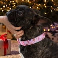 thumbnail image 2 of Pawtitas Christmas Dog Collar Cute Puppy Collar Extra Small Pink Christmas Cookies, 2 of 8