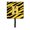 Black Gold, variant on Letter H Initial Monogram - Tiger Stripe - Black Gold Leash Holder Or Key Hook
