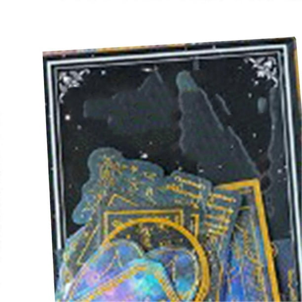 60pcs Scrapbook Stickers Decorative Foil Stamping Scrapbooking Stickers for Journals Photo Album