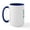 White/Navy Inside, variant on CafePress - Be You Transgender Flag LGBTQ Pride Month Vintage - 15 oz Ceramic Large White Novelty Mug