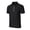Black, variant on SAWOBUUN Men's Short Sleeve Quarter Zip Shirt Quick Dry Breathable Collared Golf Top Slim Fit Business Casual Summer Solid Color Tee