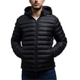 thumbnail image 1 of Chamara Negra Ligera para Hombre con Capucha desmontable, 1 of 3