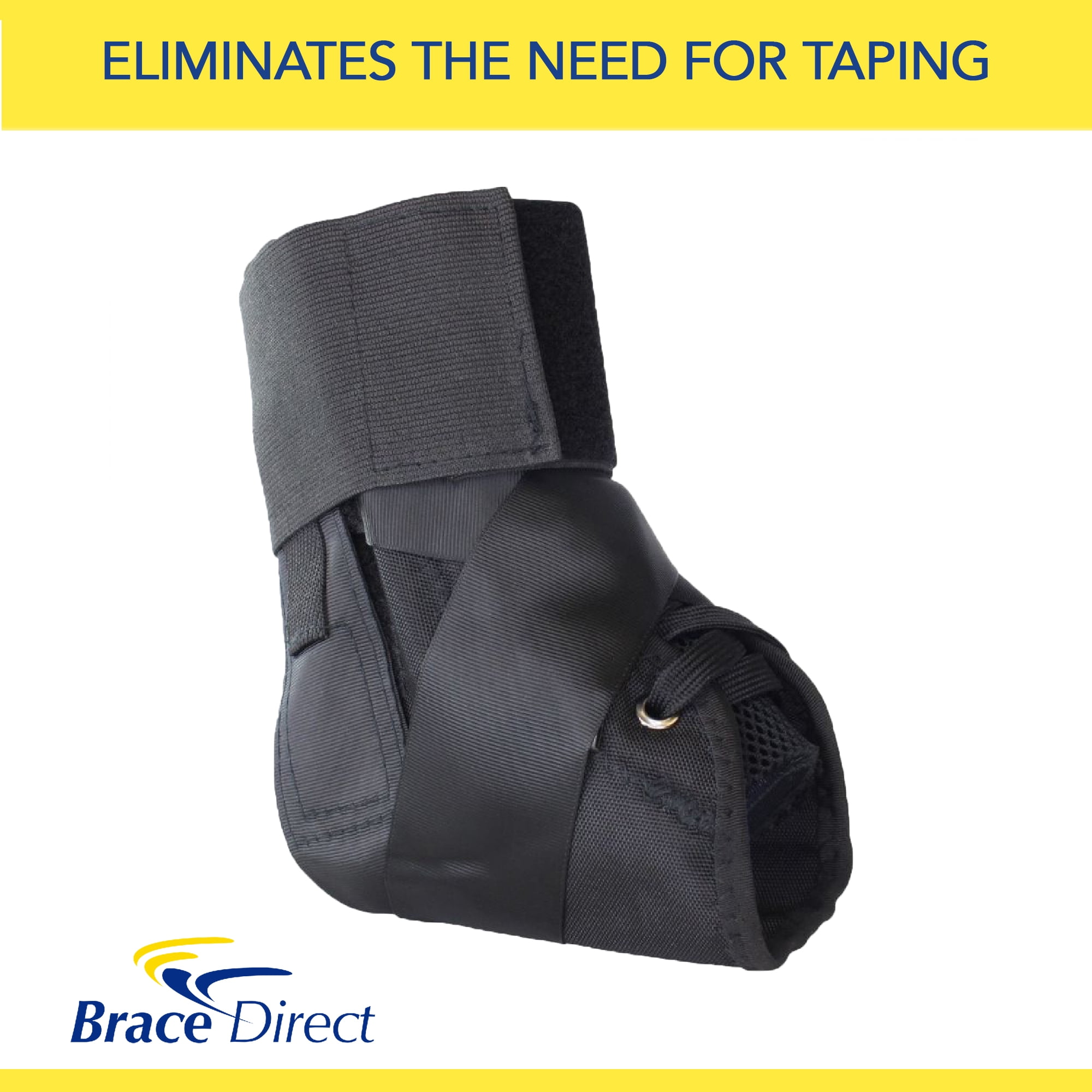Brace Direct Lace Up Ankle Brace with Figure 8 Strapping
