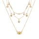 thumbnail image 5 of Gargantilla collares para mujer cuerda de encaje con cuentas cadena de eslabones satélite en capas delicadas gargantillas joyería, 5 of 5