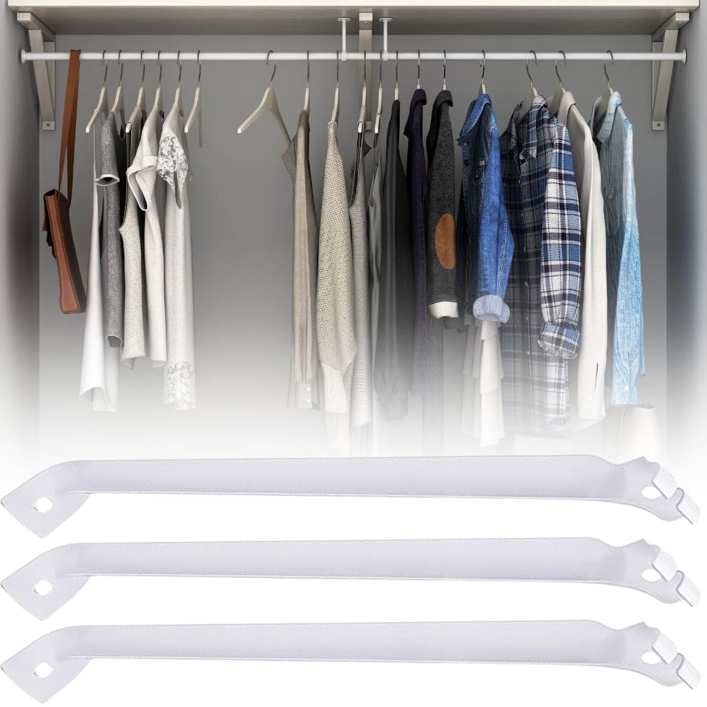 Sturdy Plastic 12Inch Wire Shelf Brackets for Home and Garage Daily Use