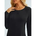 thumbnail image 2 of Womens Long Sleeve T Shirts crew Neck Loose Soft Casual Tops Fall Fashion Comfy Tees, 2 of 6