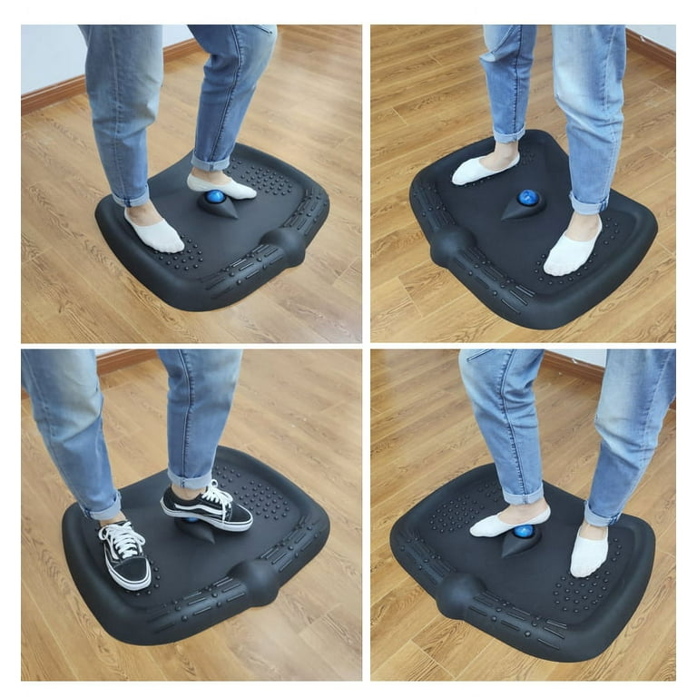 Standing Desk Mat, Anti Fatigue Mat with Foot Massage Roller Ball