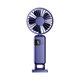 thumbnail image 1 of Ventilador de cuello colgante, mini ventilador de mano silencioso con soporte para teléfono, ventilador plegable personal Azul, 1 of 9