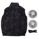 thumbnail image 1 of Chaleco de verano con ventilador USB desmontable, color blanco, para aire acondicionado, para jardinería, talla XXXL, camuflaje profundo., 1 of 14