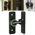thumbnail image 3 of Pestillo para puerta de granero, cerradura de seguridad para el hogar, herrajes de aleación de zinc, pestillo para puerta corrediza Luminoso de 90 grados., 3 of 8