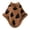 Brown Capes & Cloaks, variant on UTSJKR Women's Heart Print Furry Poncho Shawl, Winter Warm Faux Fur Trim Cape Cloak, Soft Plush Outer Layer for Casual Daily and Holiday Styling Coffee
