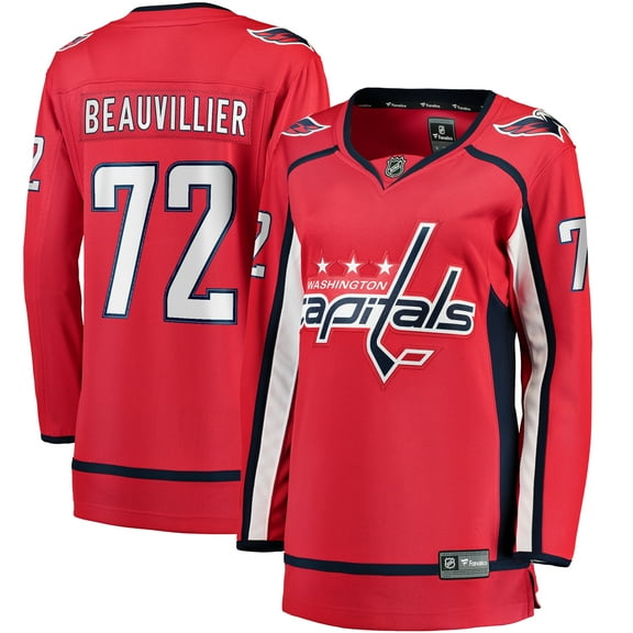 Women's Fanatics Anthony Beauvillier Red Washington Capitals Home Breakaway Player Jersey