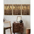 thumbnail image 4 of SHENIFY Home Family Wall Decor Farmhouse Sign Wall Hanging Decor Rustic Netural Quotes Prints Artwork for Home Dining Room Kitchen 11x14in3pcs Natural Framed, 4 of 5
