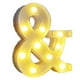 thumbnail image 1 of Fiudx Luces Led con Letras, Alfabeto y Números, Luz Blanca Cálida para Fiestas, Cumpleaños y Decoración Navideña. Funciona con Pilas, Diseño Portátil, para Uso En Interiores y Exteriores. Tamaño: 22, 1 of 2