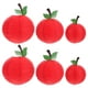 thumbnail image 4 of KAKOWELY 6 linternas de papel con forma de manzana: decoración para la vuelta al cole con temática de frutas, linternas colgantes de manzana roja para fiesta de cumpleaños de 15, 20 y 25 cm., 4 of 4