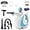 Blue, variant on Laytic Steam Cleaner, Handheld Steam Cleaner with 9PCS Accessories, Multi-purpose Steamer for Home Use, Cleaning Floor, Kitchen, Car (Blue)