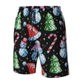 thumbnail image 4 of Goofa Disco Mirror Ball Snowman Printed Mens Swim Trunks Summer Quick Dry Short Beach Swimwear Bathing Suits-X-Large, 4 of 6