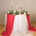 thumbnail image 4 of Mantel rojo Table Runner Snowkingdom de 3 m de largo, 6 unidades, 4 of 8