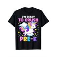 thumbnail image 1 of First of Preschool I'm Ready To Crush Pre-K Boys Girls T-ShirtBoy'S T-shirt, Youth Tees Short Sleeve Comfy Tee Tops, Outdoor Sports Clothing 100% Cotton, 1 of 6