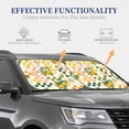 thumbnail image 4 of Kll Fruit Windshield Sun Shade 2-Piece Foldable Car Front Window Sunshade For Most Sedans Suv Truck- Medium, 4 of 7