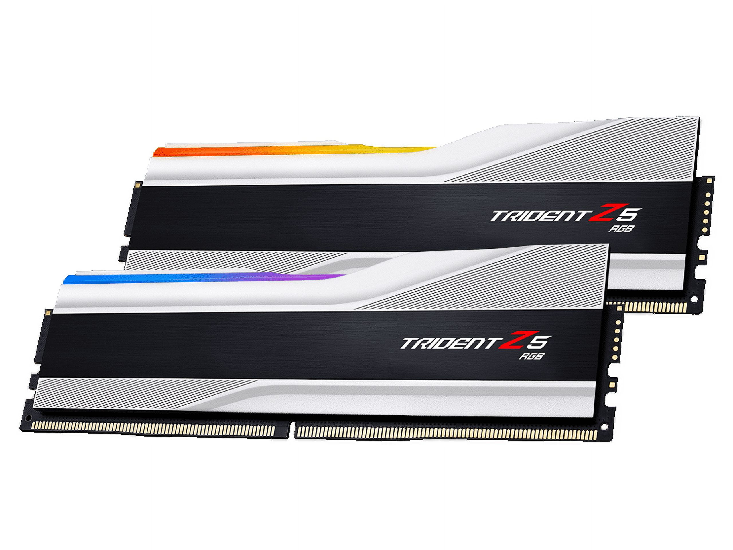 G.SKILL Trident Z5 RGB Series 32GB (2 x 16GB) 288-Pin PC RAM DDR5 5600 Desktop Memory Model F5-5600J2834F16GX2-TZ5RS