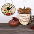 thumbnail image 2 of VerPetridure Autumn Door Hanging Tag Pendant Fall Ornament Welcome Sign Decorative Vintage Wall Hanging Home Garden, 2 of 5