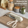 thumbnail image 3 of Kitchen Whetstone 4 in 1 Coarse Fine And Fast Sharpening Non-slip Handle Heavy-duty Wear-resistant Great Hardness Home Diner Kitchen Cutter Sharpener Scissors Cutter Honing Tool, 3 of 7