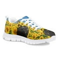 thumbnail image 2 of Pzuqiu Sunflower Kids Tennis Shoes Girls Size 11 Black Cat Breathable Running Sneakers Comfortable Walking Athletic Shoes, 2 of 5