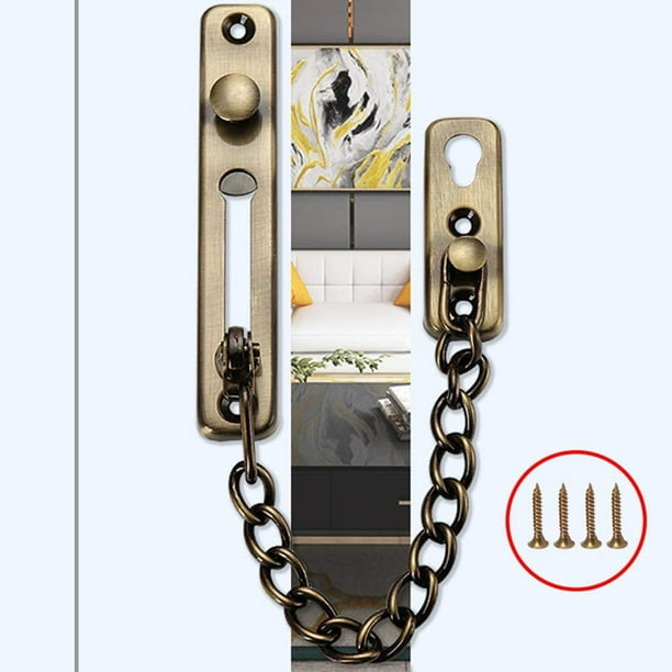 Chaîne De Sûreté Pour Porte – Acier Inoxydable – Protège Contre Les Rayures
