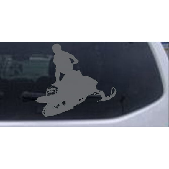 Snowmobile Trick Decal Car or Truck Window Decal Sticker