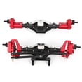 thumbnail image 4 of RC Car Front Rear Axle, Front Rear Axle, With Increased Height And Width Aluminum Alloy Housing For SCX10 II 90046 90047 1/10 RC, 4 of 8